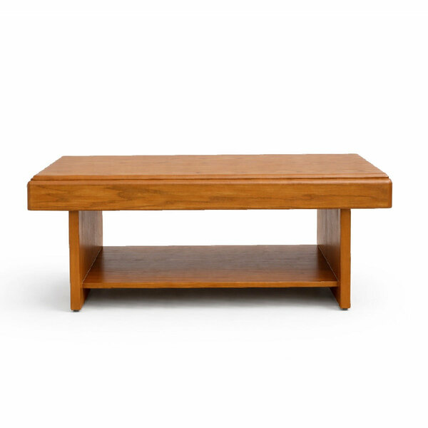 Elan Solid Wood Coffee Table with Open Shelf