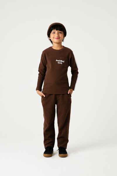Boys Brownstone Sport Waffle Co-ord Set