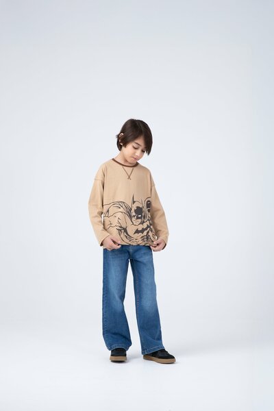 Beige Heroic Drop Tee