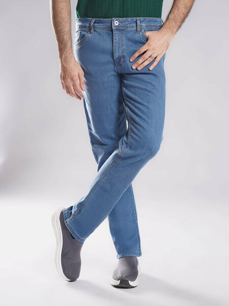 Mid Blue Straight Fit Jeans 50