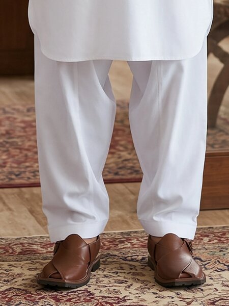 White Designer Shalwar Kameez (SK-735)