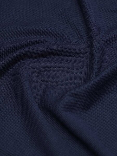 Navy Blue Contrast Tipping Polo T-Shirt (POLO-1142)