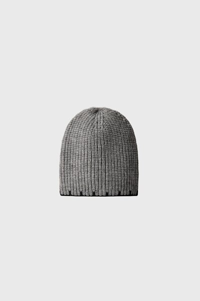 Grey Edge Ribbed Unisex Cap