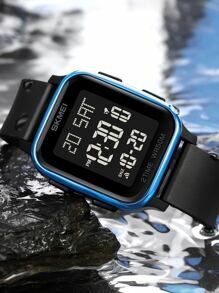 Shein - Men Square Electronic Watch
