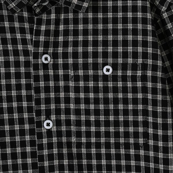 Boys Yarn Dyed shirt (Classic Check Black)