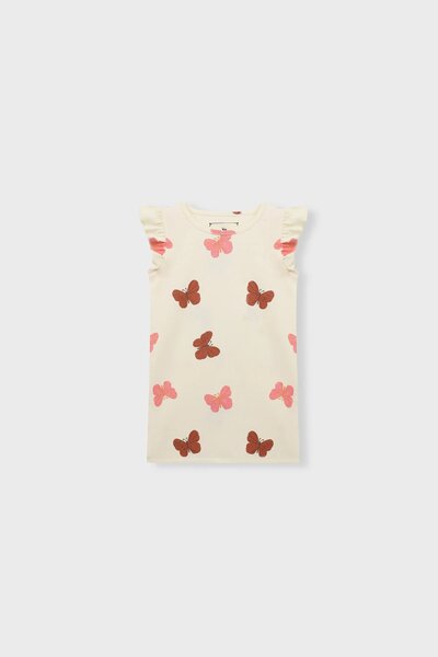 Butterfly Bloom Jersey Dress
