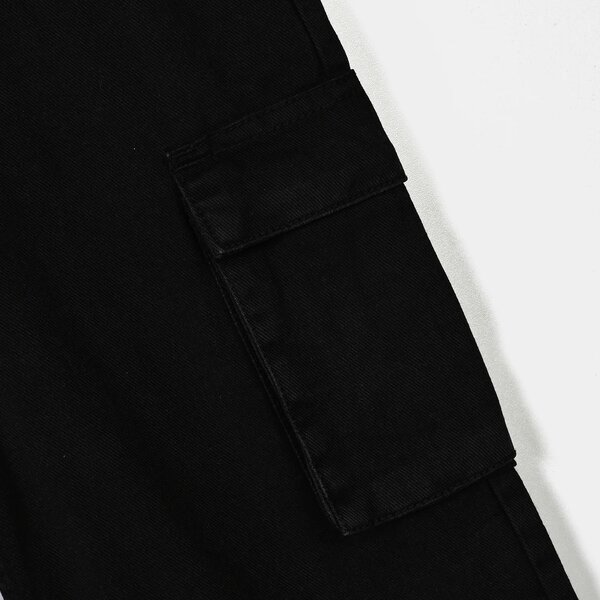 Girls Denim Rigid Pant Cargo 4-D.Grey