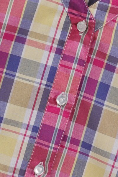 Cotton Plaid Casual Top