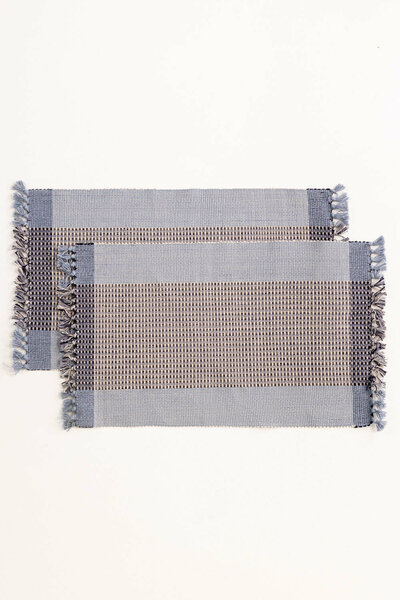 Plain Fabric Placemat Pair