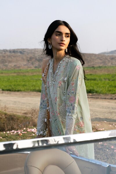 Unstitched Luxury Lawn Suit