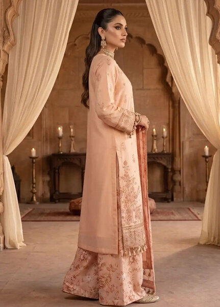 Salitex Women Unstitched Embroidered Paper Cotton 3 Piece Suit SUNS8NO508 Festive Collection