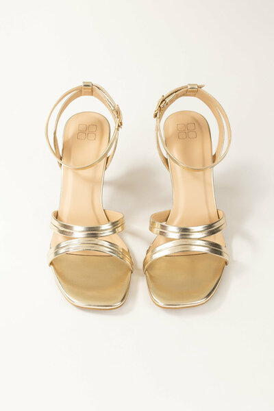 Women Golden Heels