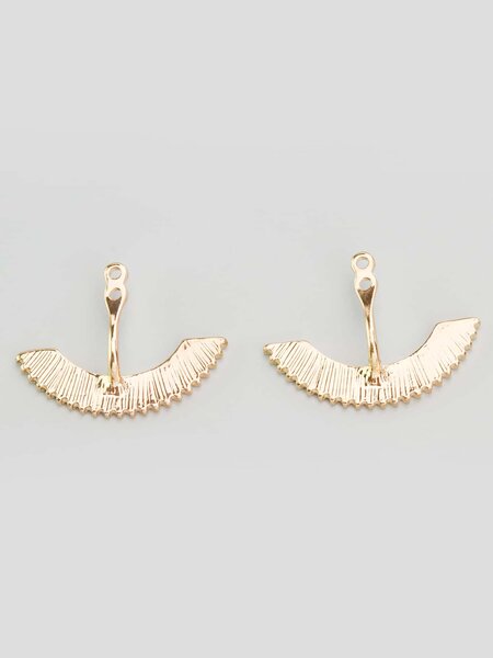 Shein - Round Decor Earring Jackets