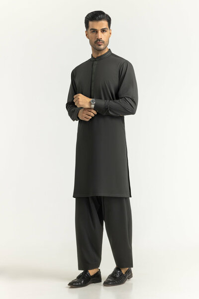 Regular Fit Embroidered Suits