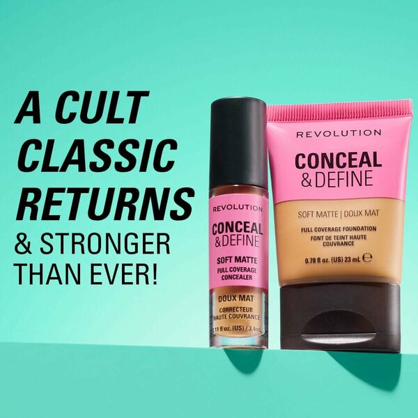 Makeup Revolution - Conceal and Define Full Coverage Concealer - C8C