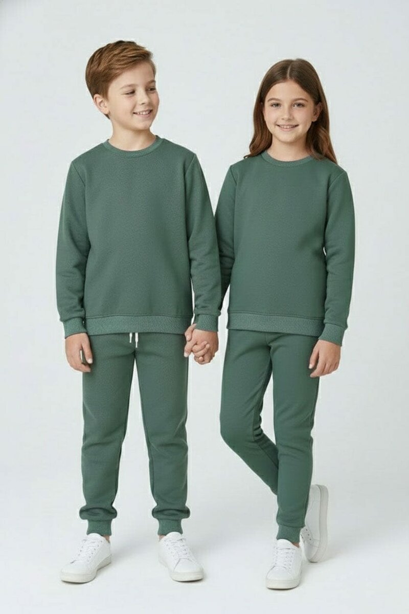 Tiny Teens Kid's Basic Fleece Twin Set