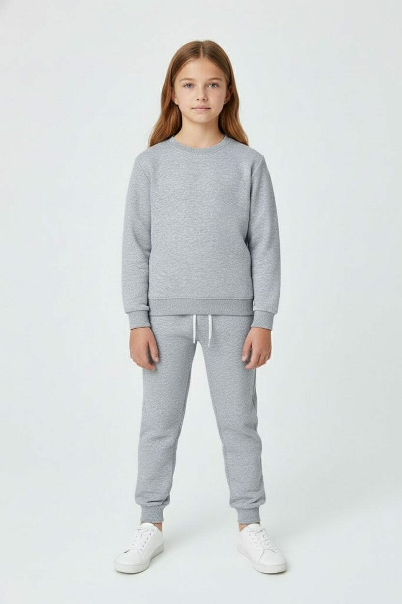 Tiny Teens Kid's Basic Fleece Twin Set