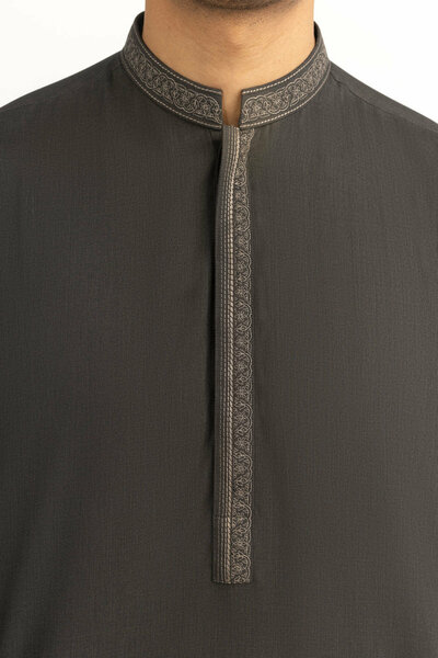 Regular Fit Embroidered Suits