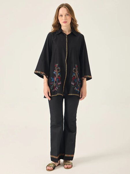 Elara - Embroidered 2Pc Co-ords Set
