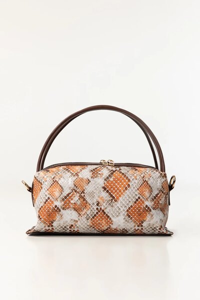 Orange Hand Bags IBS-HDB26-030