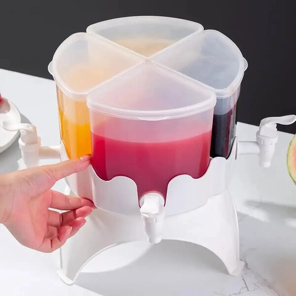 Home.Co-4 Compartment Juice Container