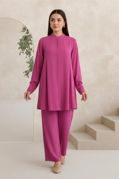 Magenta Pleat Fusion-NV20D03