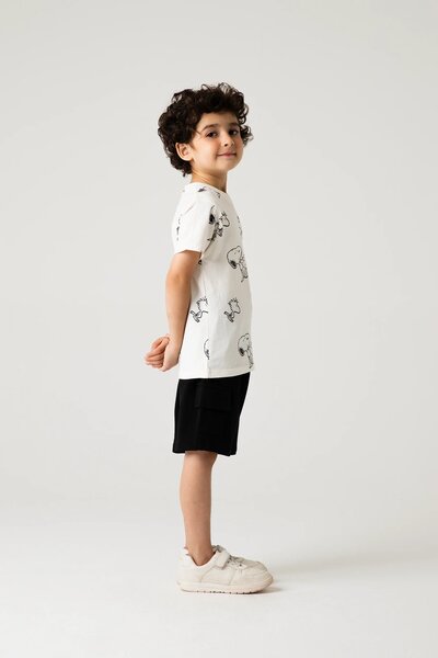Boys Happy Pups Doodle Tee