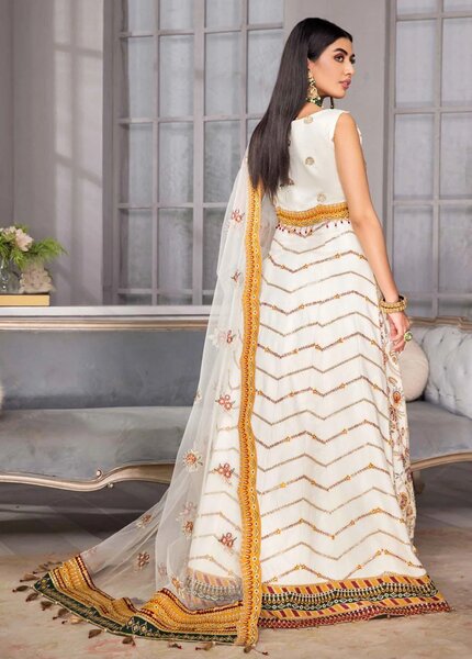 Vasl-e-Meeras By Alizeh Fashion Embroidered Net Suits Unstitched 3 Piece AFB22VM 04 Sawera - Festive Collection