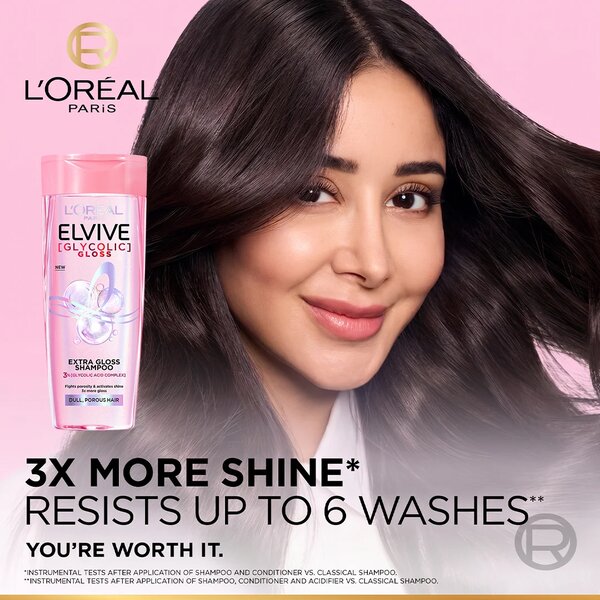L'Oreal Paris - Elvive Shampoo Glycolic Gloss 175Ml