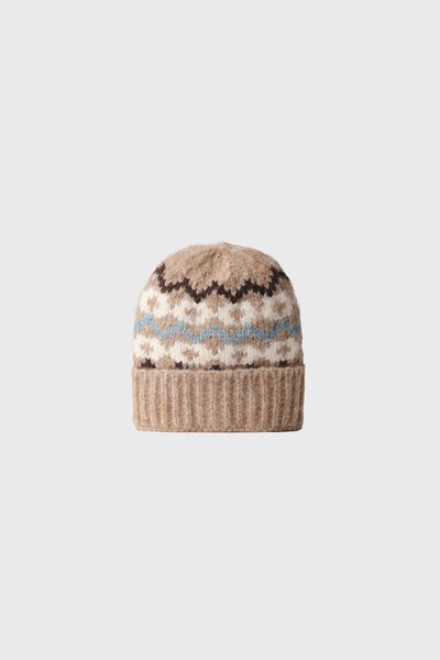 Weave Multicolor Knit Unisex Cap