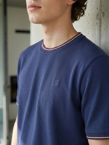 Navy Blue Basic T-Shirt (TEE-507)