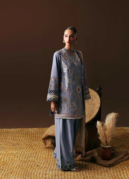Sable Vogue Unstitched Embroidered Lawn 3 Piece Suit SV26ULL SL-02-26-V2 - Festive Collection