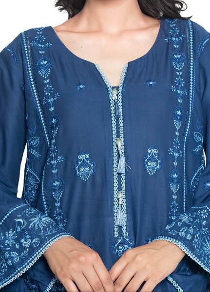 Zyna Unstitched Embroidered Lawn 3 Piece Suit ZY26ULS Amia - Summer Collection