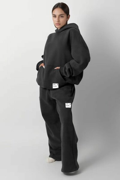 USQUARED Unisex Empower Oversized Open Bottom Sweat Pants