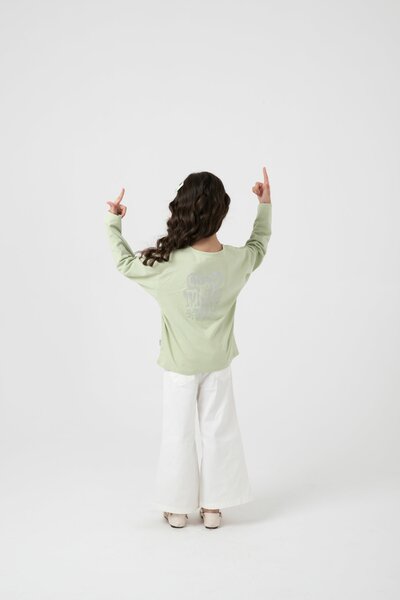 Mint Glitter Tee