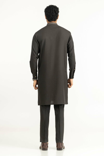 Regular Fit Embroidered Suits