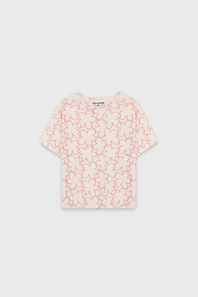 Girls Pattern Printed Drop Tee