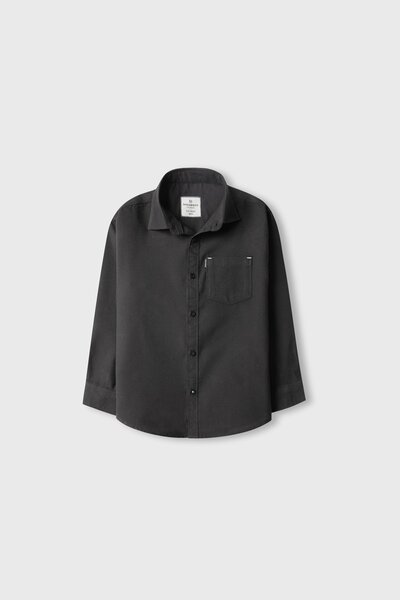 Boys Signature Noir Chambray Shirt