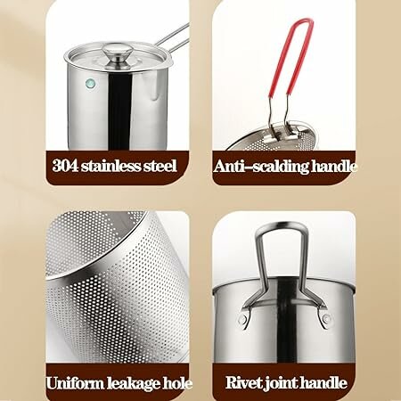 Home.Co- Fryer Pot With Stainer