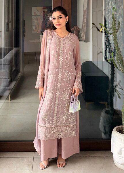 Maison d'or by Sahane Unstitched Embroidered Chiffon 3 Piece Suit CT-27008 CALIANNA - Festive Collection