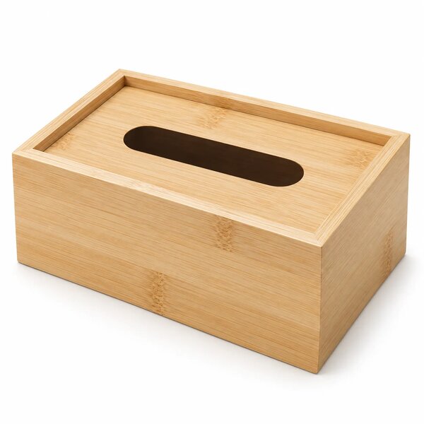 Heavy Wooden Tissue Box