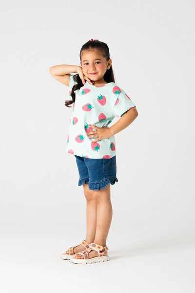 Girls Strawberry Pop Tee