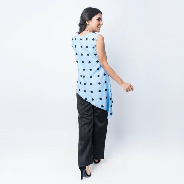 VYBE -Polka Dots Sleeveless Top