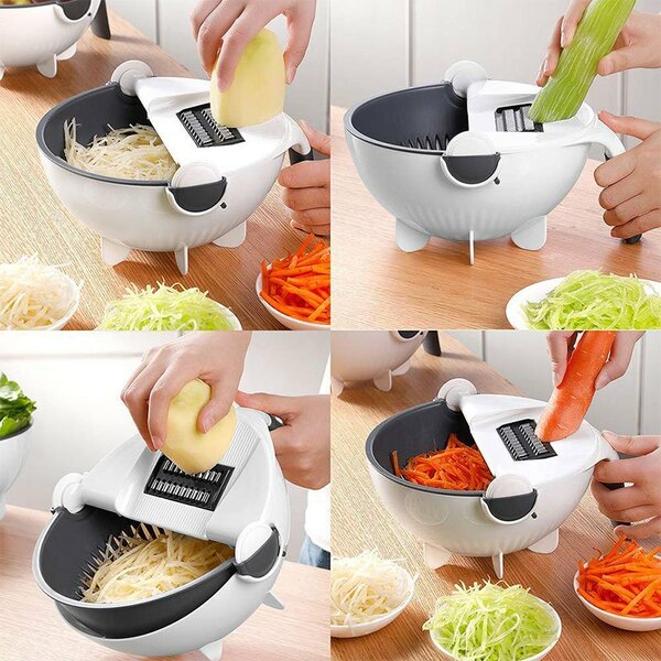 Home.co- Vegetable Cutter with Drain Basket