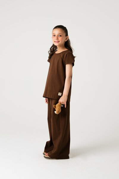 Girls Little Mocha Co-ord Set