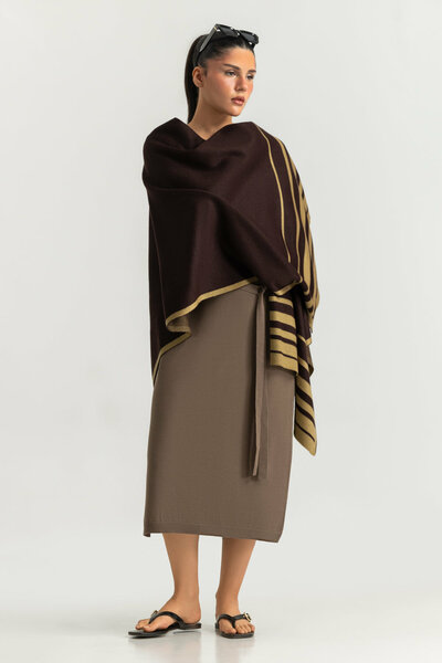 Regular Fit Cape Shawl