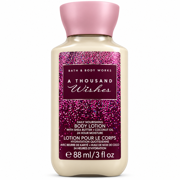 Bath & Body Works - Travel Signature Moisture Lotion - A Thousand Wishes 88ml