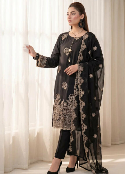 Salitex Unstitched Embroidered Lawn 3 Piece Suit SUNS8MO503 Casual Collection