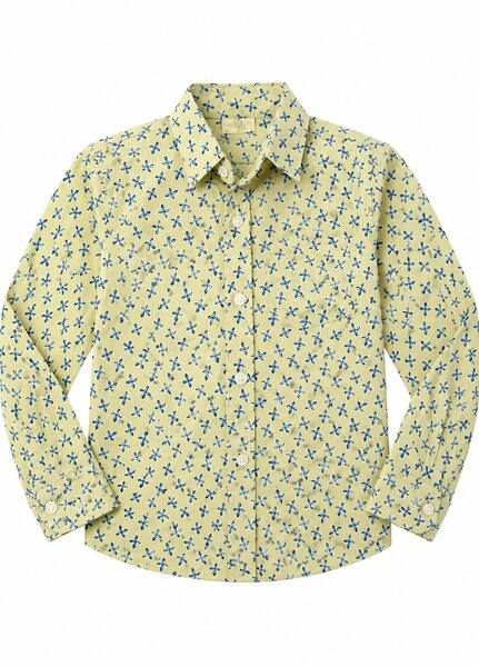 Lambkin Kids RTW Printed Cotton 1 Piece Sand Star Boys Shirt - Casual Collection