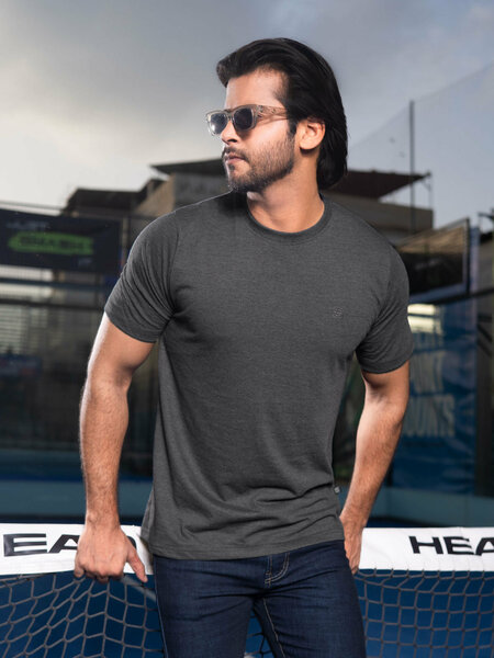 Charcoal Basic T-Shirt (TEE-379)